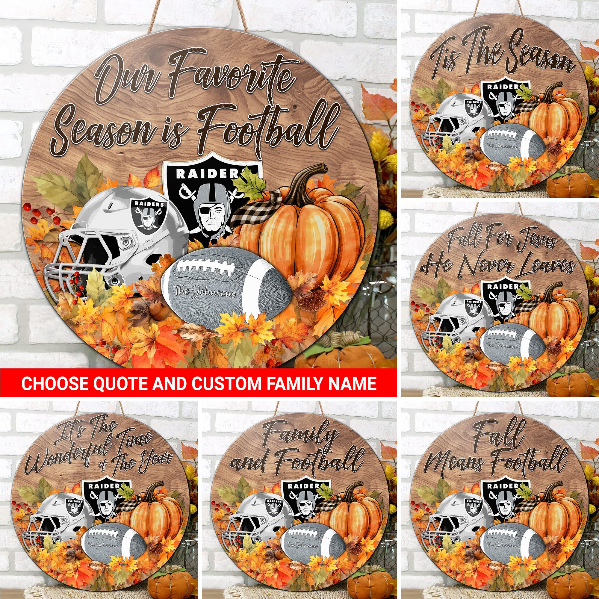 Las Vegas Raiders Shape Wooden Sign Custom Your Family Name And Choose Your Quotes, Sport Sign, Sport Gifts For Fan, Home Decorations EHIVM-59899